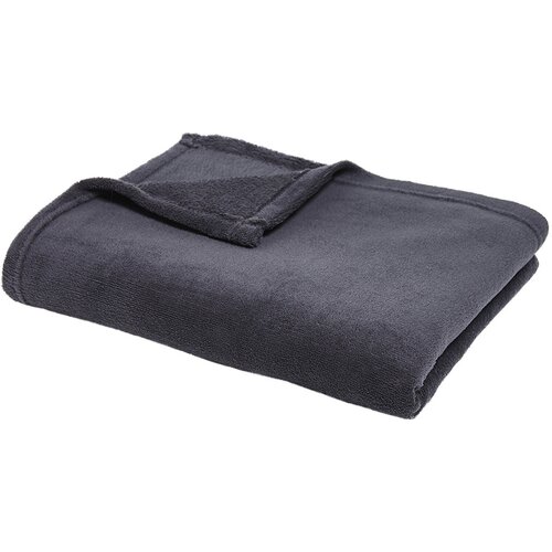 Today Plaid XXL Moelleux 180/220 Polyester Essential Fusain Crna Cijene