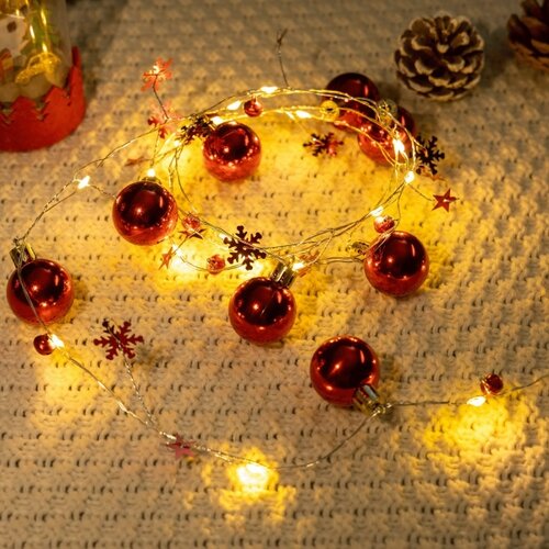 Aigostar LED lanac 20xLED/3xAA 2m topla bela Slike