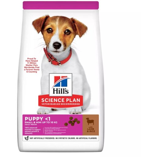 Hill’s Hrana za štence malih rasa, Ukus jagnjetine i pirinča, 1.5 kg Slike