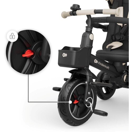 Kinderkraft Tricikl SPINSTEP 2 PLUS, bež Slike