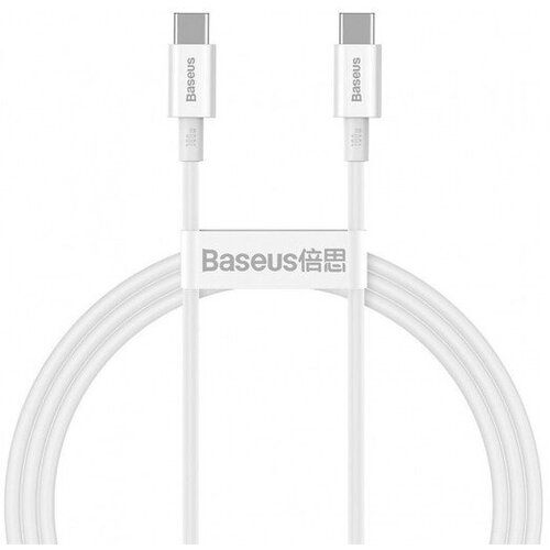 Baseus podatkovni kabel catys-b02 supirior quick charge 100w type c na type c - bel Slike