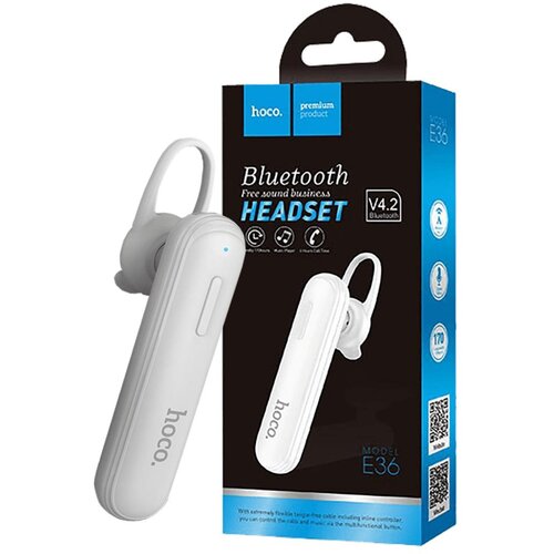 hoco. Slušalica bežična sa mikrofonom, Bluetooth, 70 mAh, 4 h – E36 Free sound White Cijene