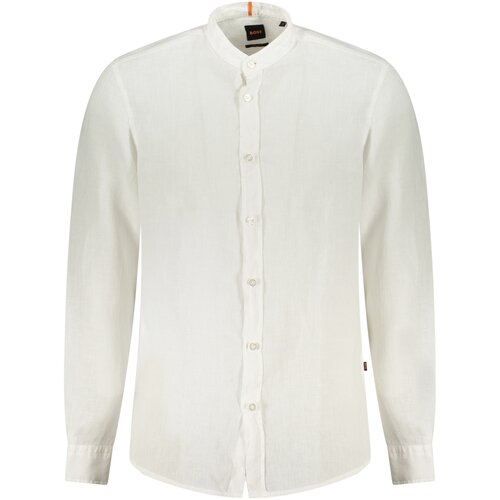 Boss LONG SLEEVE SHIRT MEN WHITE Slike
