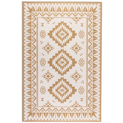 Elle Decoration Oker žuti/krem vanjski tepih 200x290 cm Gemini &amp;ndash; Slike