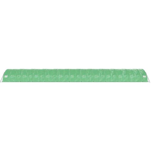  Rastlinjak z jeklenim ogrodjem zelen 120 m 24x5x2,3 Slike