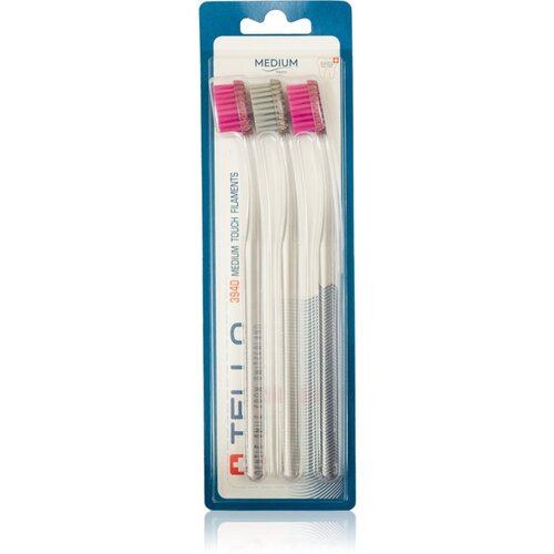 Tello 3940 Medium 3pack četkica za zube 3 kom Slike
