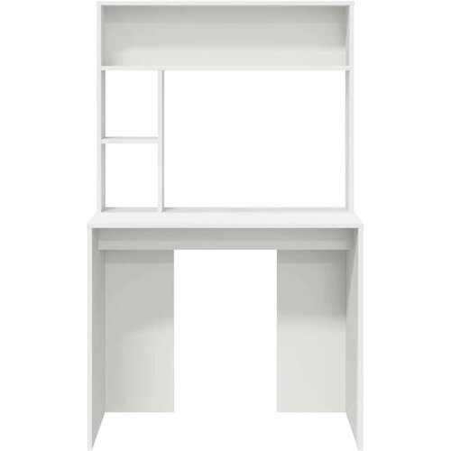 VidaXL Stol s policom Bijelo 91 x 50 x 149 cm Konstruirano drvo Slike