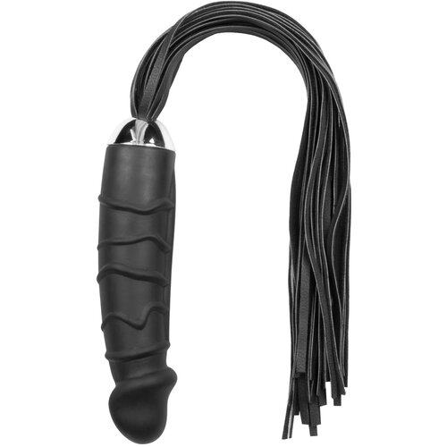 EasyToys - Fetish Collection Dildo z bičem - črn Cene