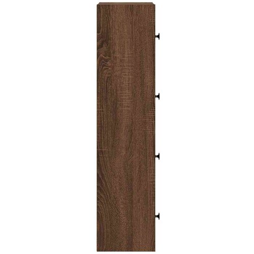 VidaXL Regal za knjige boja hrasta 40x24x102 cm od konstruiranog drva Slike