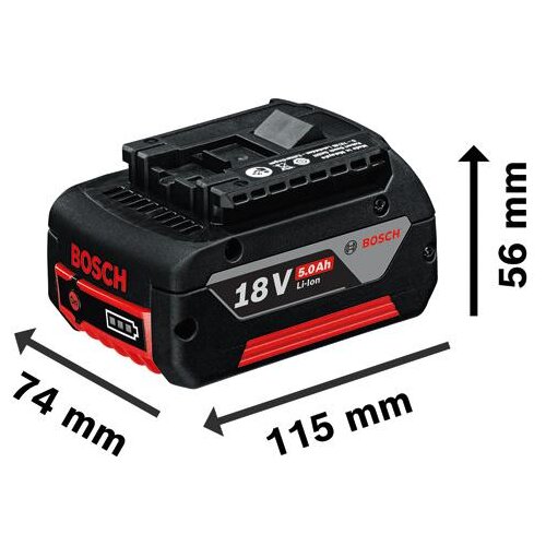 Bosch kombinovani set od 5 alata od 18 v: GSB+GBH+GWS+GSA+GLI+3x5+GAL 0615A5007S Slike