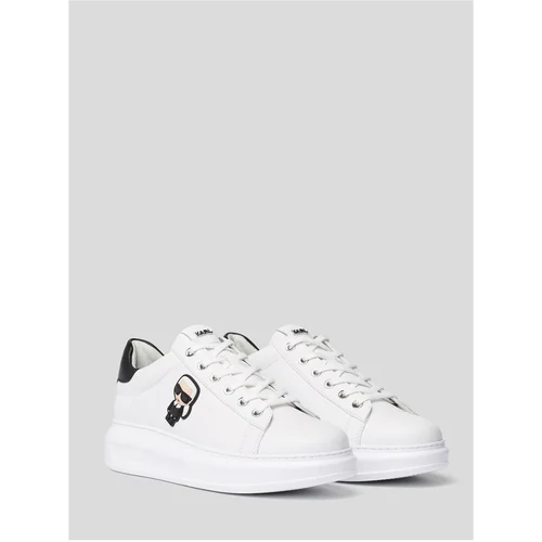 Karl Lagerfeld White Women's Leather Sneakers platform Kapri Karl I - Women