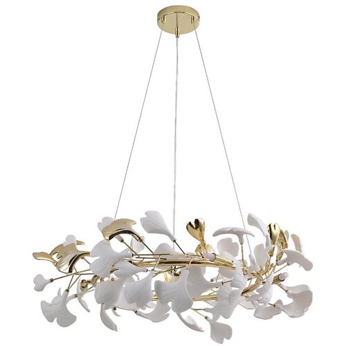 Zuma line MD2858-6AS-G - luster na sajli LEAF 6xG9/42W/230V, zlatna Cene