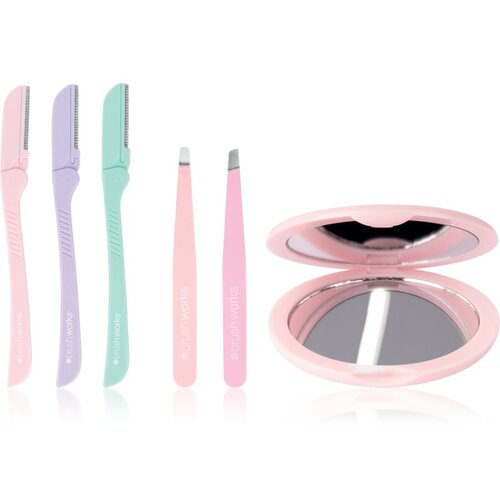 Brushworks Sculpt &amp;amp; Shape Set set za popolne obrvi za ženske Slike
