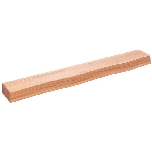 Maison Chic Stenska polica - Viseča Polica svetlo rjava 80x10x6 cm trdna hrastovina, (21784739) Cene