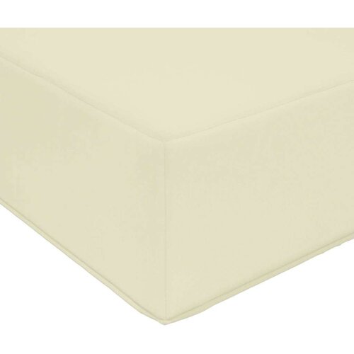  Jastuk za vanjsku sofU 2 pcs Krema Poliester - Krema 60 x 60 cm 1x sjedalo +1x naslon (3D bez bartaga) Slike