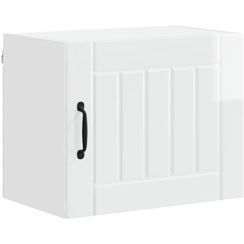  Ormar za Zid Lucca Bijela visokog sjaja 50 x 31 x 40 cm Slike