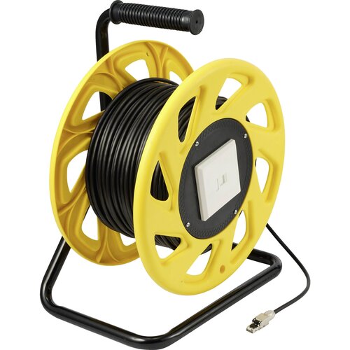 Renkforce RJ45 omrežni kabelski boben CAT 6a S/FTP 60 m črna PUR pla&scaron;č, (20572906) Cene
