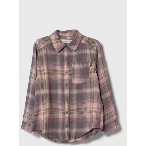 Abercrombie & Fitch Otroška srajca roza barva