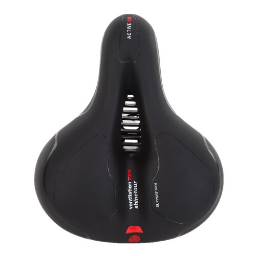 INF Sedež za gorsko kolo, ki blaži udarce Black+Red, (21318905) Cene