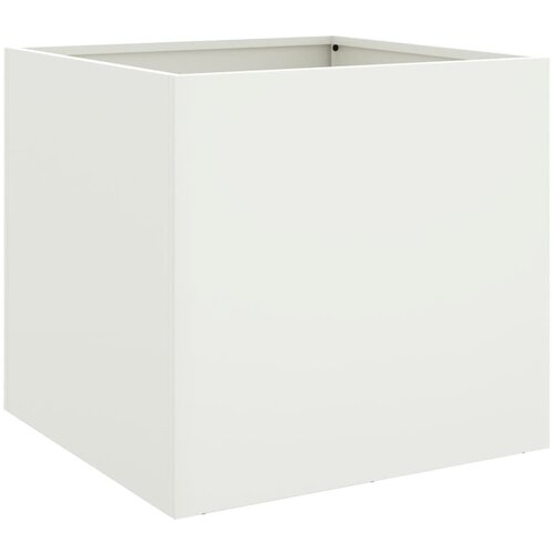 Maison Chic Cvetlično korito - Cvetlični Lonec belo 49x47x46 cm jeklo, (21789046) Cene
