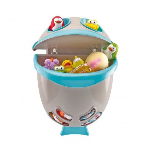 THERMOBABY spremnik za igračke Bubble Fish Grey/turquoise Slike