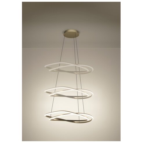 Eglo 390514 - led prigu&amp;scaron;iva luster na sajli guntin LED/60W/230V zlatna + daljinski upravljač Slike
