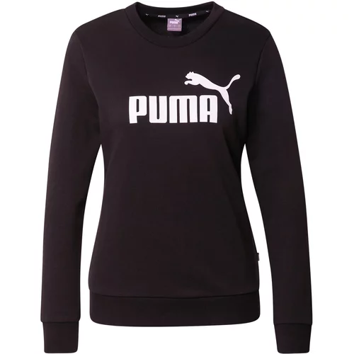 Puma Športna majica črna / bela