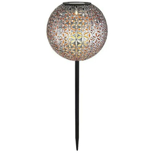BAUHAUS solarna svjetiljka Antik (Ø x V: 18 x 54 cm, Srebrne boje, Na akumulatorski pogon) Cijene