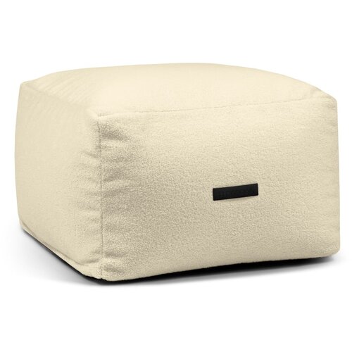 SLOWDOWN Kremno bela vreča za sedenje iz tkanine boucl&eacute; Softbox MooG &ndash; Cene