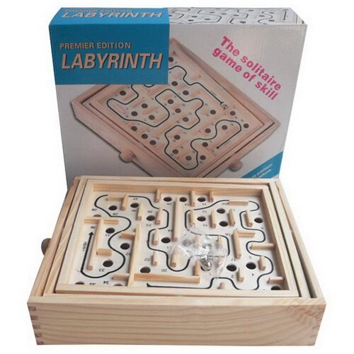  Drvena arkadna igra Maze sa lambirintom i kuglicama Cijene