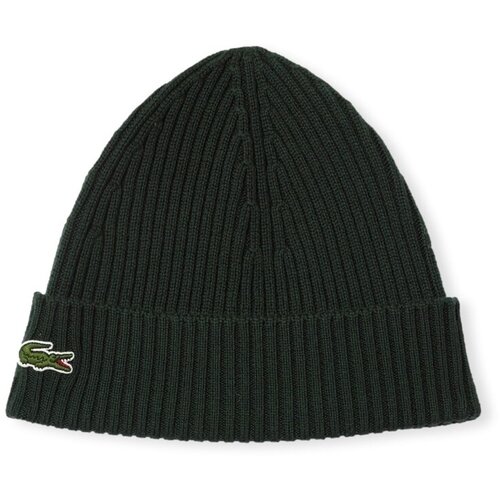 Lacoste Kape s šiltom Beanie RB0001 - Vert Khaki Zelena Cene