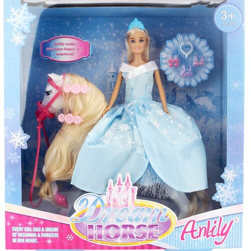 Masen Toys Mt lutka snježna princeza s konjem Cene