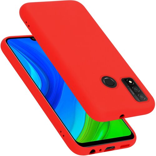Cadorabo Ohi&scaron;je, združljiv s Huawei v tekoči rdeči barvi - za&scaron;čitni pokrov iz fleksibilnega silikona TPU, (20694541) Cene