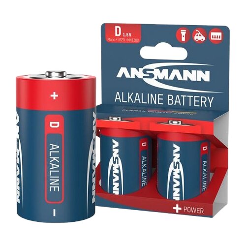 Ansmann Alkalna baterija LR20, D, Blister, 2 komada, 1.5 V Slike