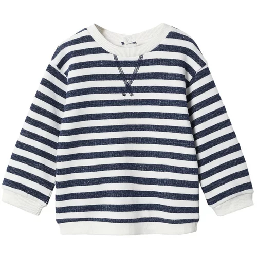 MANGO KIDS Sweater majica 'MONACOS' mornarsko plava / bijela