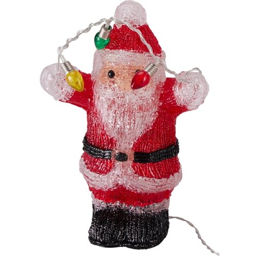  LED spolja&amp;scaron;nja božićna dekoracija 20xLED/2xAA 21 cm IP44 santa Slike