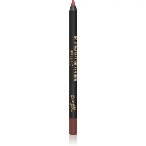 Barry M Bold Waterproof Eyeliner vodoodporni svinčnik za oči odtenek Cranberry 1,2 g
