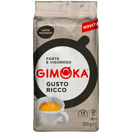 GIMOKA mešavina pržene mlevene kafe Gusto Ricco espresso 250g Slike