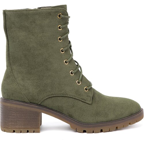 Shelvt marka niezdefiniowana Women's green lace-up ankle boots Cijene