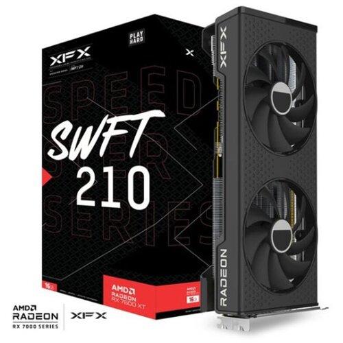 XFX Speedster SWFT210 RADEON RX7600XT GDDR6 16GB 128bit 3xDP/HDMI grafička kartica Cene