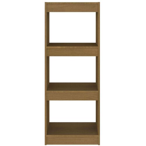 VidaXL Ormarić za knjige / pregrada boja meda 40x30x103,5 cm borovina Slike