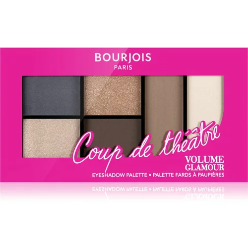 Bourjois volume Glamour paleta dugotrajnih sjenila za oči 8,4 g nijansa 02 Cheeky Look