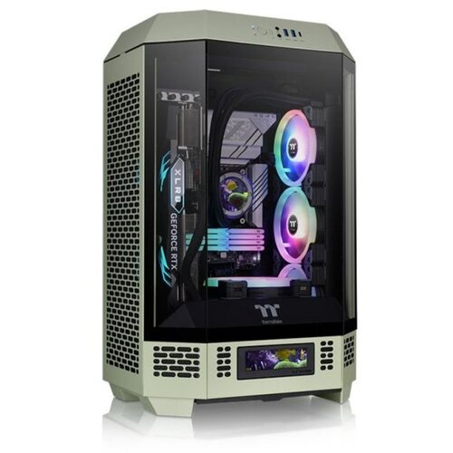 Thermaltake The Tower 300Green, Micro Tower Case, mATX Slike