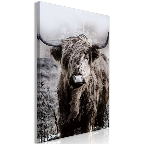  Slika - Highland Cow in Sepia 80x120