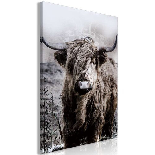  Slika - Highland Cow in Sepia 80x120 Slike