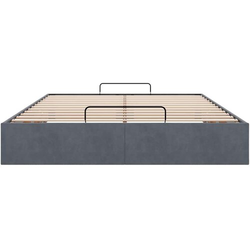 VidaXL Otomanski okvir kreveta bez madraca 140x200 cm bar&amp;scaron;unasti Slike