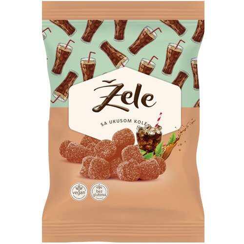 COKOLEND žele bombone sa ukusom koka kole 100g Slike
