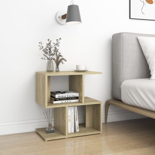 Furnova Nočna omarica 2 kosa sonoma hrast 50x30x51,5 cm iverna plo&amp;scaron;ča, (21927467) Slike