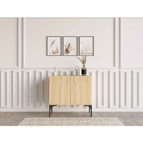 Hanah home komoda prestige sapphire oak console Cene