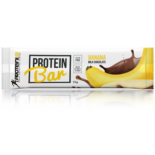 Proteini.si proteinska čokoladica banana milk chocolate 55g Cene